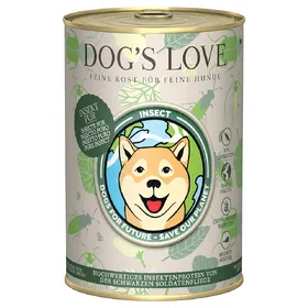 Meilleurs prix pour Dog's Love Insect pour chien - 6 x 400 g
