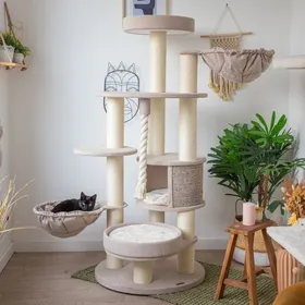 Meilleurs prix pour Arbre à chat XXL - 165 cm - Zolia Zelkova
