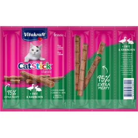 Comparer les prix de Vitakraft Cat Stick Canard et lapin 10x6 g