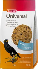 Comparer les prix de Beaphar Universal, Pâtée Universelle pour Oiseaux frugivores et insectivores - Lot de 3x 1kg