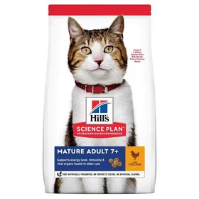 Comparer les prix de HILL'S-Hill's Croquettes Chat Mature Poulet - 3 kg