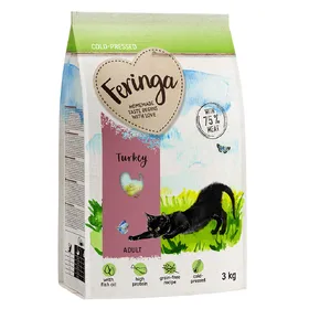 Comparer les prix de Feringa Adult pressées à froid dinde - Croquettes pour chat
