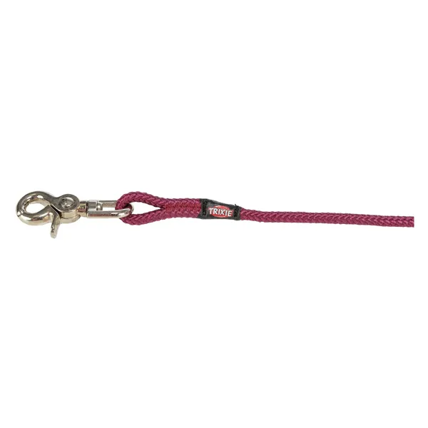 Trixie Laisse à pister Trigger-Snap-Hook S-M, 10 m, Bordeaux (Chien, Général), Collier + laisse – photo 2