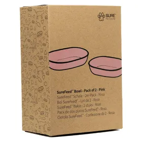 Comparer les prix de Surefeed Distributeur de nourriture à puce électronique pour chien et chat - accessoires : 2 bols de remplacement, 400 ml, rose