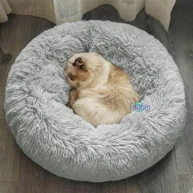 Comparer les prix de Panier pour chat/chien - XVX - 60 cm - Gris clair - Cylindrique - Anti-Anxiété - Doux
