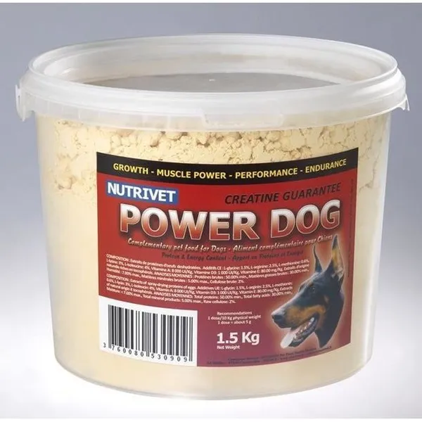 Power dog complément alimentaire pour chiens sportifs 1,5 kg – photo 3