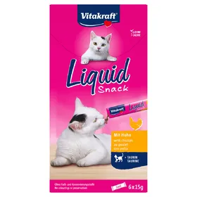Comparer les prix de 24x15g Vitakraft Friandises liquides poulet, taurine - Friandises pour chat