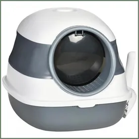 Meilleurs prix pour Litière pour chat - Anti-odeurs pliable avec pelle - Blanc (jusqu’à 5kg)